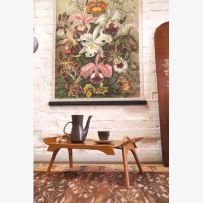 Urban Outfitters Urban Renewal Vintage Mid-Century Folding Tray Table - Neutral 27cm x 59cm x 37cm at Urban Outfitters