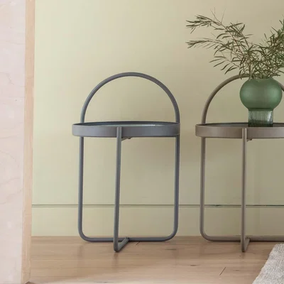 Woods Furniture Melksham Lamp Table in Grey