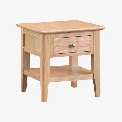 Woods Furniture Trento Oak Lamp Table