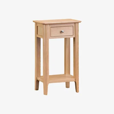 Woods Furniture Trento Oak Telephone Table