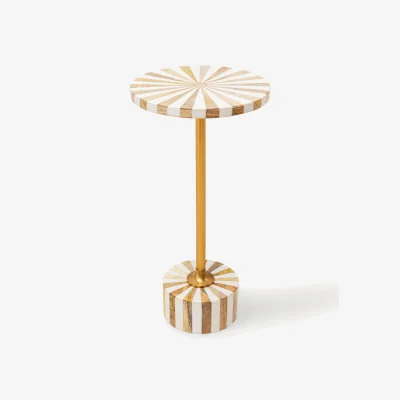 Westwing Handmade Round Side Table Domero