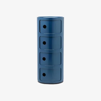 Westwing Design Container Componibili, 4 Modules, H 77 cm