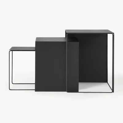 Westwing Metal Side Tables Cluster, Set of 3