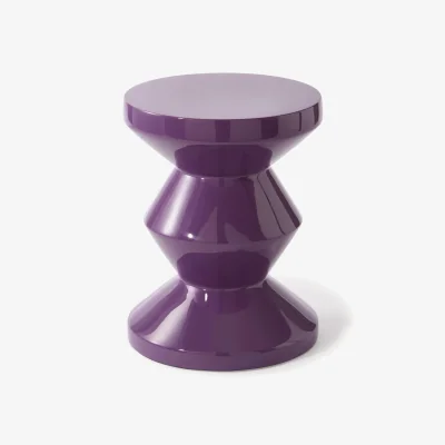 Westwing Round Side Table Zig Zag