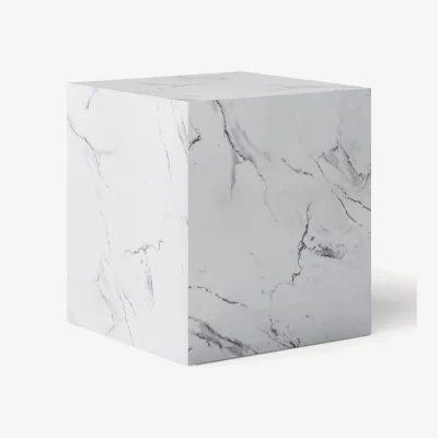 Westwing Marble Effect Side Table Lesley