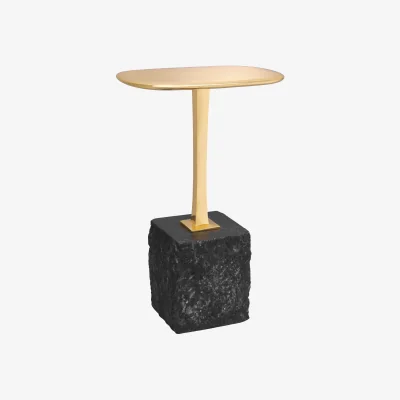 Westwing Side Table Kayan with Granite Base