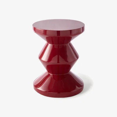 Westwing Round Side Table Zig Zag