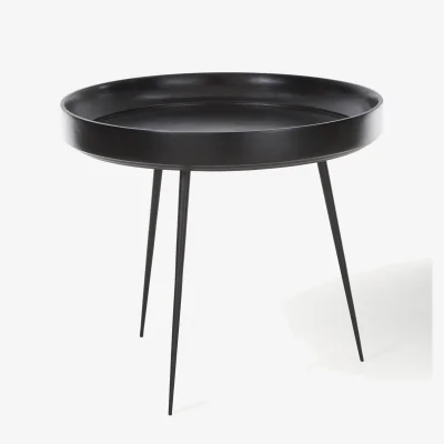 Westwing Round Mango Wood Side Table Bowl