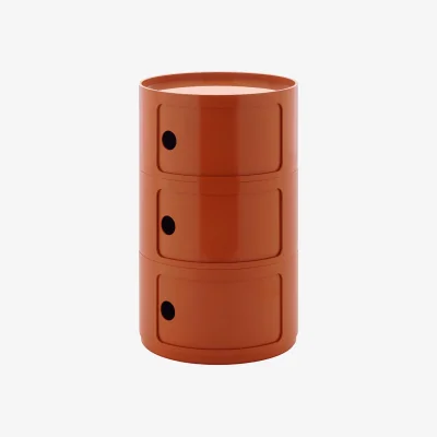 Westwing Design Container Componibili, 3 Modules, H 70 cm