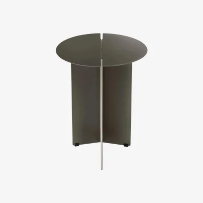 Westwing Round Side Table Oru with Antique Finish