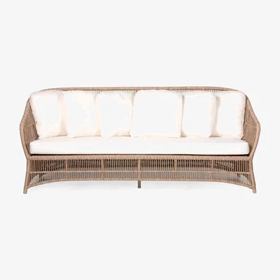Amara Made Goods - Soma Sofa - Natural Wicker
