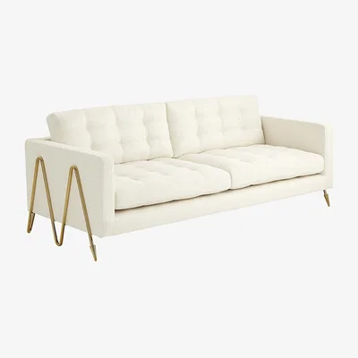 Amara Jonathan Adler - Maxime Sofa - Lucerne Oyster