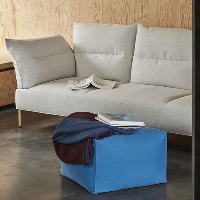 Amara HAY - Pandarine 3 Seater Sofa with Reclining Armrest - Oiled Oak