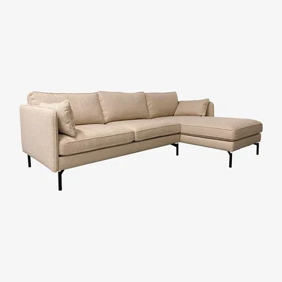 Amara Pols Potten - PPno.2 Right Corner Sofa - Smooth Beige