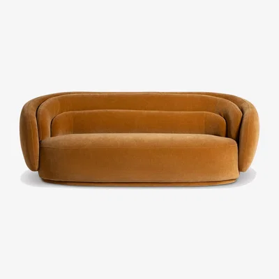 Barker and Stonehouse Angelo 3 Seater Sofa, Brown Fabric | Barker & Stonehouse