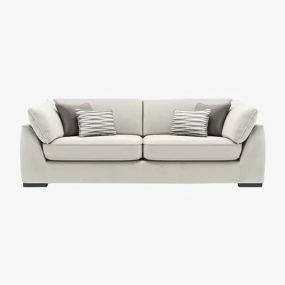 Barker and Stonehouse Borelly 3 Seater Sofa, Neutral Fabric | Barker & Stonehouse