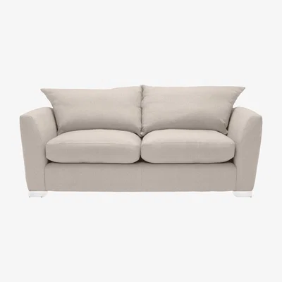 Barker and Stonehouse Floyd 3 Seater Sofa, Neutral Fabric | Barker & Stonehouse