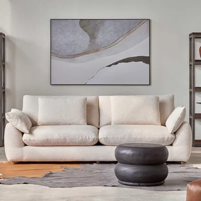 Barker and Stonehouse Odair 3 Seater Sofa, Neutral Fabric | Barker & Stonehouse