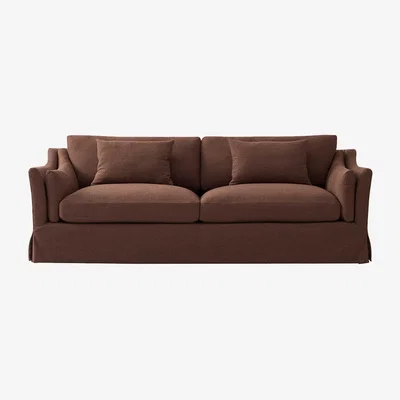 Barker and Stonehouse Rubus 3 Seater Sofa Brown Fabric | Barker & Stonehouse