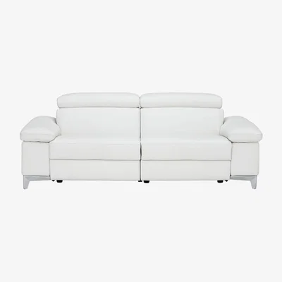 Barker and Stonehouse Bonn Leather 3 Seater Electric Recliner Sofa-NICOLETTI-TORELLO-328-TOTORA | Barker & Stonehouse