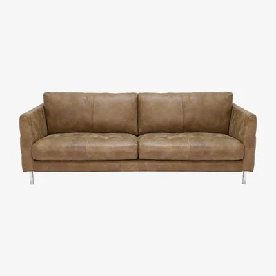 Barker and Stonehouse Lars 3.5 Seater Leather Sofa-HET-ANKER-AFRICA-ZENZERO, 776 | Barker & Stonehouse