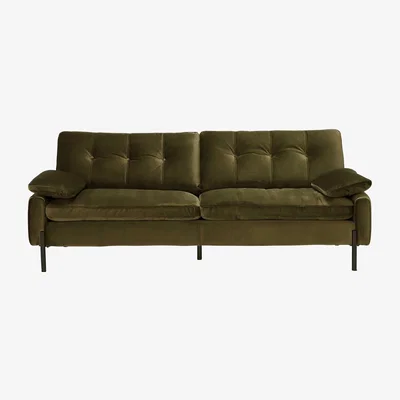 Barker and Stonehouse Tristan 3 Seater Sofa, Grey Fabric | Barker & Stonehouse