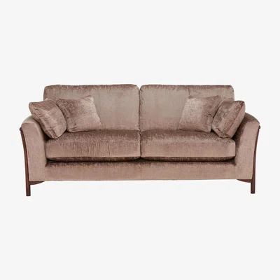 Barker and Stonehouse Ercol Avanti Large 3 Seater Sofa, Neutral Velvet | Barker & Stonehouse