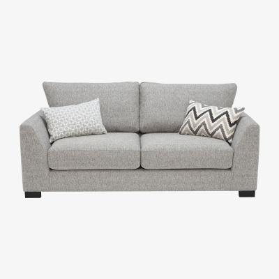 Barker and Stonehouse Milford 3 Seater Fabric Sofa, Grey | Barker & Stonehouse