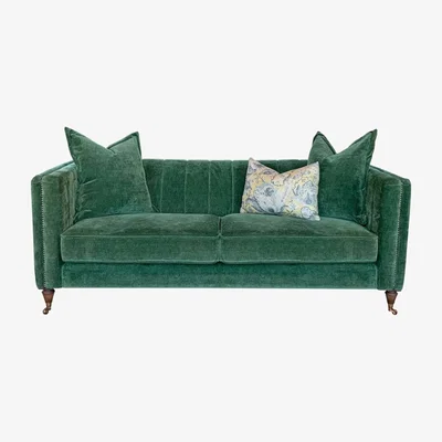 Barker and Stonehouse Drew Pritchard Foxley 3 Seater Sofa, Neutral Fabric | Barker & Stonehouse