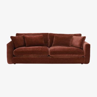 Barker and Stonehouse Fable Extra Large 3 Seater Sofa, Red Fabric | Barker & Stonehouse