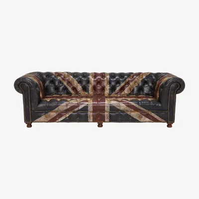 Barker and Stonehouse Timothy Oulton Westminster Button 3 Seater Chesterfield Sofa, Jack'dn Broken