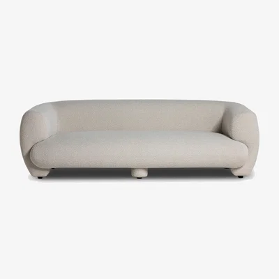 Barker and Stonehouse Edmonia 3 Seater Sofa, Neutral Boucle | Barker & Stonehouse