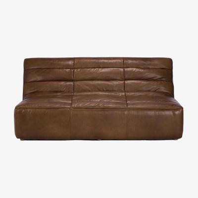Barker and Stonehouse Timothy Oulton Shabby 3 Seater Sofa, Brown Leather | Barker & Stonehouse