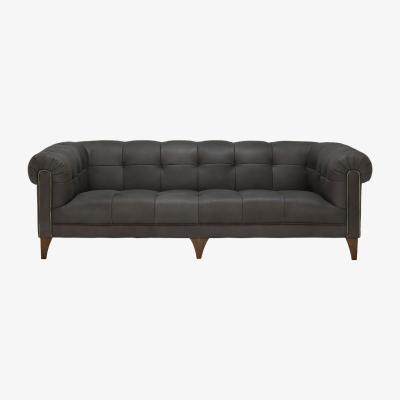 Barker and Stonehouse Elena Leather 3 Seater Sofa, 776 | Barker & Stonehouse