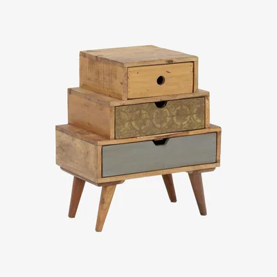 Barker and Stonehouse Little Tree Furniture Shimla 3 Chest of Drawers, Neutral | Barker & Stonehouse