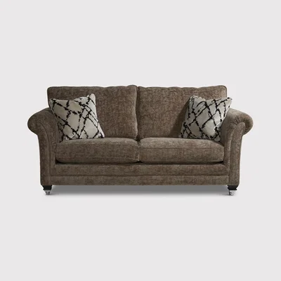 Barker and Stonehouse Lassington 3 Seater Sofa, Brown Fabric | Barker & Stonehouse