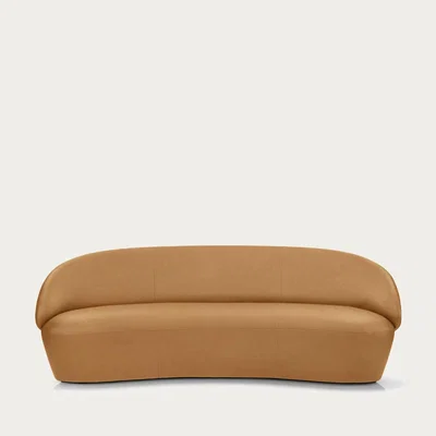 Bombinate.com Vintage Cognac Naïve Sofa 3-seater