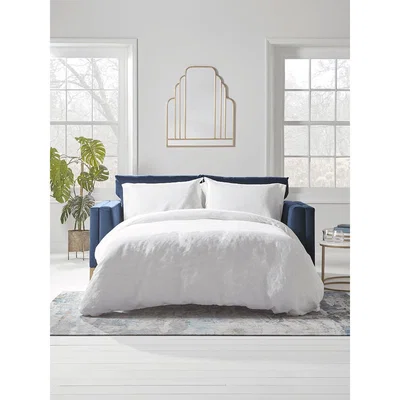 Cox and Cox Deco Three Seater Sofa Bed - Flint Linen Cotton Blend