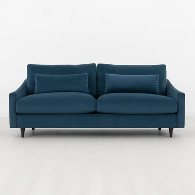Cuckooland Swyft Sofa in a Box Model 07 Velvet 3 Seater Sofa - Charcoal