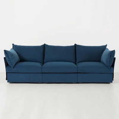 Cuckooland Swyft Sofa in a Box Model 06 Modular Velvet 3 Seater Sofa -