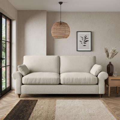 Dunelm Salisbury Cosy Marl 3 Seater Sofa Cosy Marl Chateau Grey