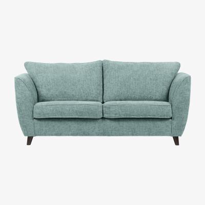 Dunelm Sienna Fabric 3 Seater Sofa Duck Egg (Blue)