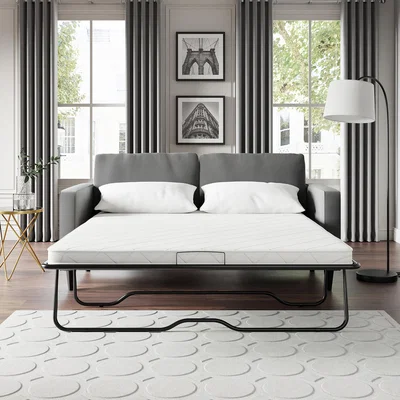 Dunelm Zoe Velvet 3 Seater Sofa Bed Grey