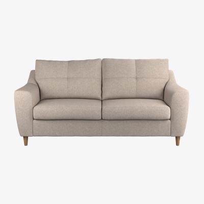 Dunelm Baxter Fabric 3 Seater Sofa Oatmeal