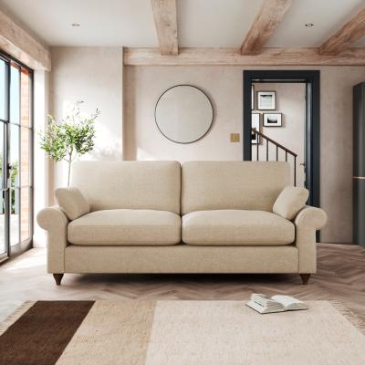 Dunelm Salisbury 3 Seater Sofa Tonal Weave Natural