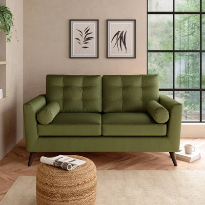 Dunelm Lewes Luxury Velvet 3 Seater Sofa Luxury Velvet Olive