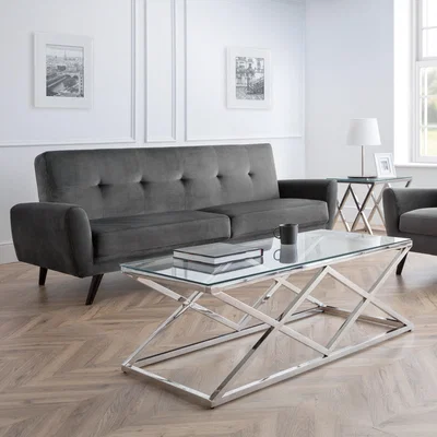 Dunelm Monza Velvet Small 3 Seater Sofa Dark Grey