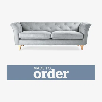 Dunelm Jaipur 3 Seater Sofa Brushed Plain Fabric Brushed Plain Dew