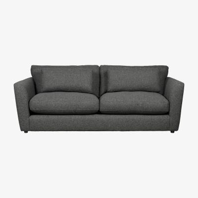 Dunelm Esther Fleck Fabric 3 Seater Sofa Charcoal
