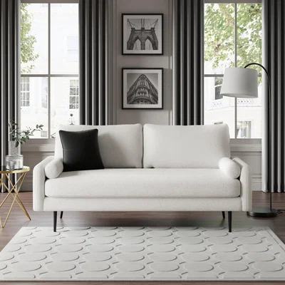 Dunelm Cassie Sherpa 3 Seater Sofa in a Box Cream